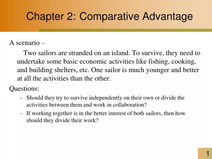 chapter 2 comparative advantage