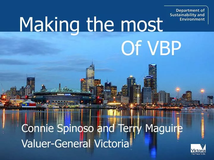 connie spinoso and terry maguire valuer general victoria