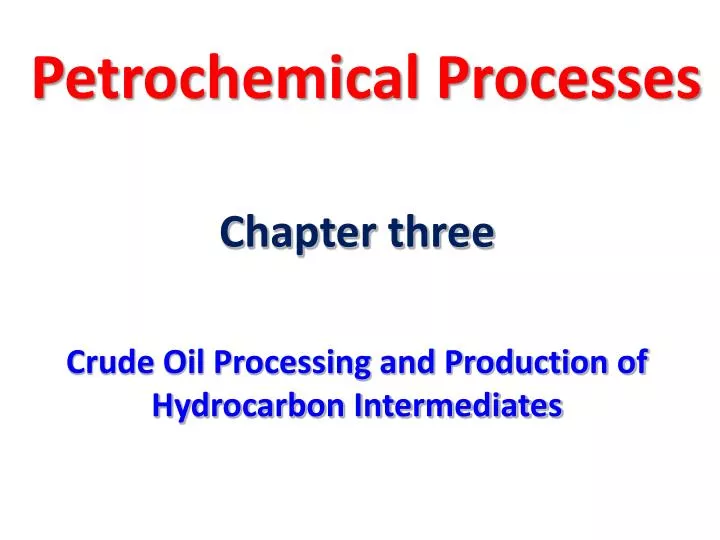 petrochemical processes