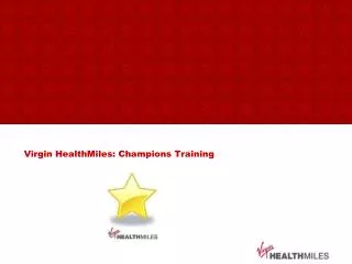 Virgin HealthMiles: Champions Training