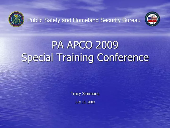 pa apco 2009 special training conference