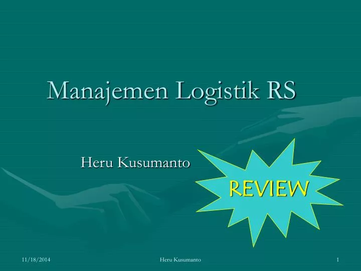 manajemen logistik rs