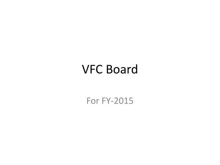 vfc board