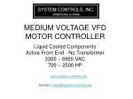 MEDIUM VOLTAGE VFD MOTOR CONTROLLER - slide 1