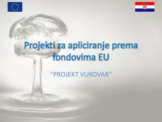 projekti za apliciranje prema fondovima eu