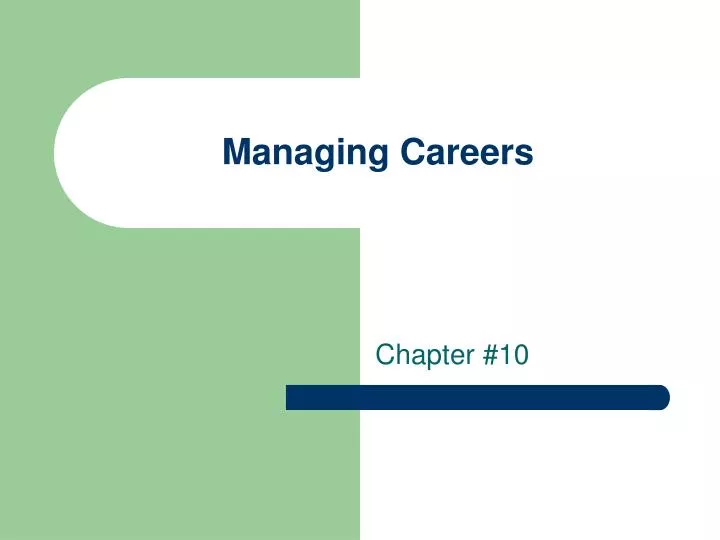 managing careers