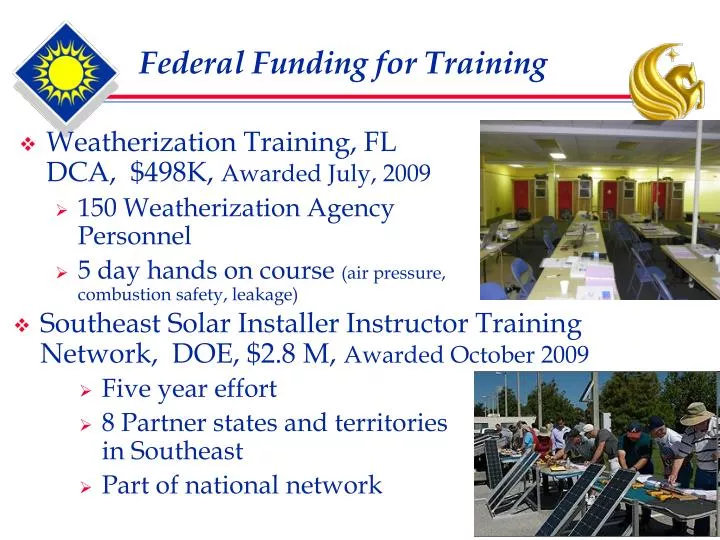 federal funding for training