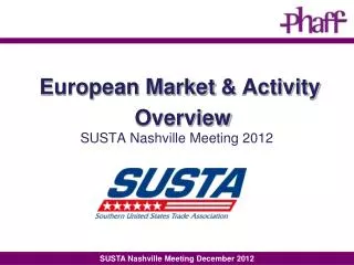 SUSTA Nashville Meeting 2012