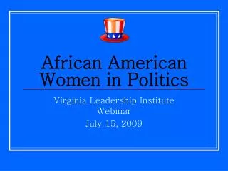 African American Women in Politics