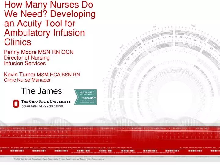 how many nurses do we need developing an acuity tool for ambulatory infusion clinics