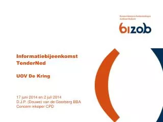 informatiebijeenkomst tenderned uov de kring