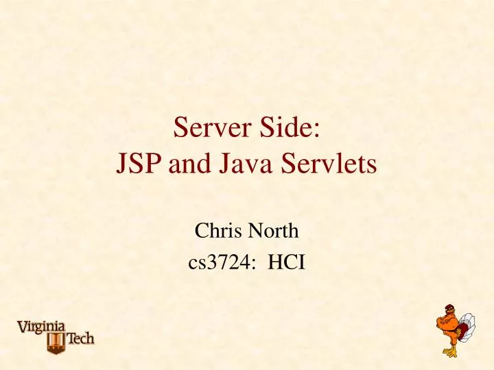 server side jsp and java servlets