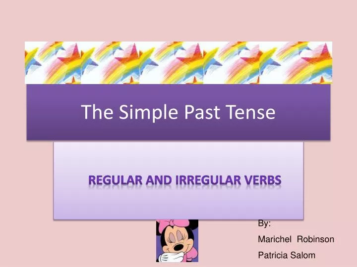 the simple past tense
