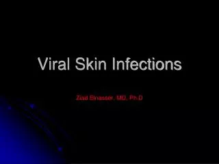 Viral Skin Infections