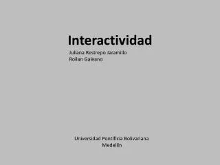 interactividad