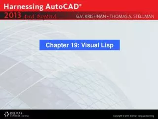 Chapter 19: Visual Lisp