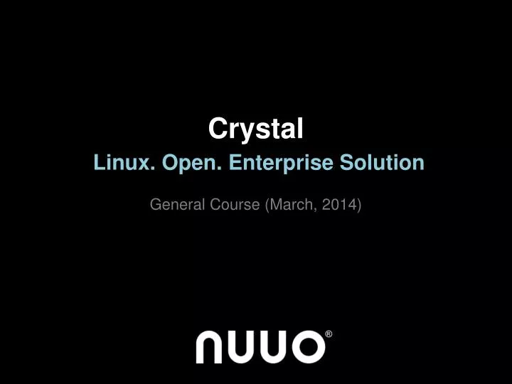 crystal linux open enterprise solution