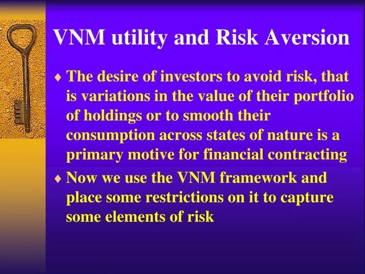 vnm utility and risk aversion