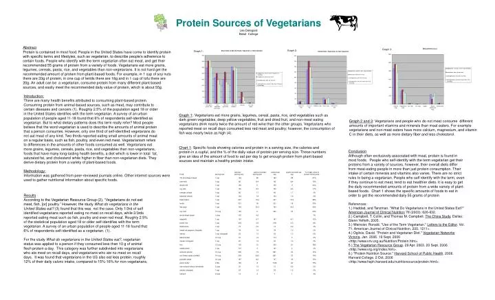 protein sources of vegetarians lee delegard beloit college