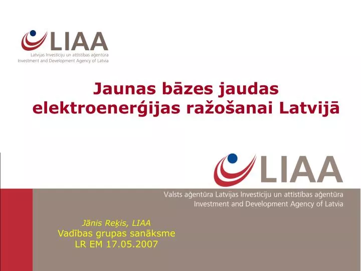 jaunas b zes jaudas elektroener ijas ra o anai latvij