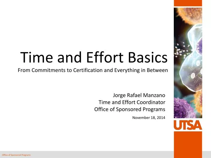 time and effort basics from commitments to certification and everything in between