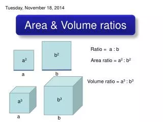 Area &amp; Volume ratios