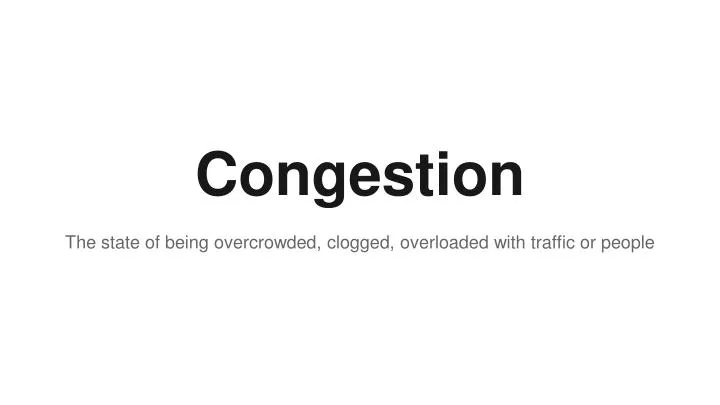 congestion