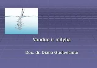 vanduo ir mityba doc d r diana gudavi i t