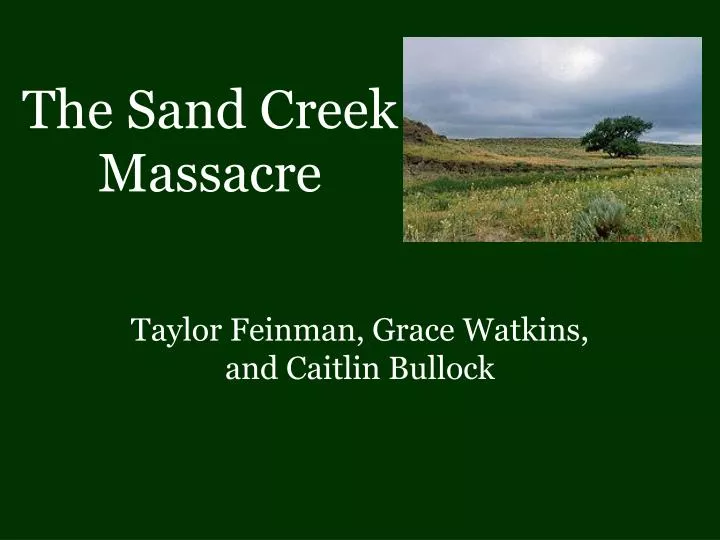 the sand creek massacre