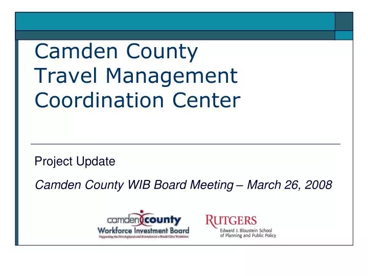camden county travel management coordination center