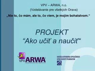 projekt ako u i a nau i