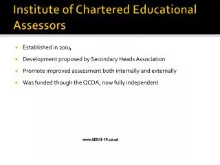 Institute of Chartered Educational Assessors