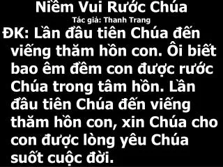 ni m vui r c ch a t c gi thanh trang