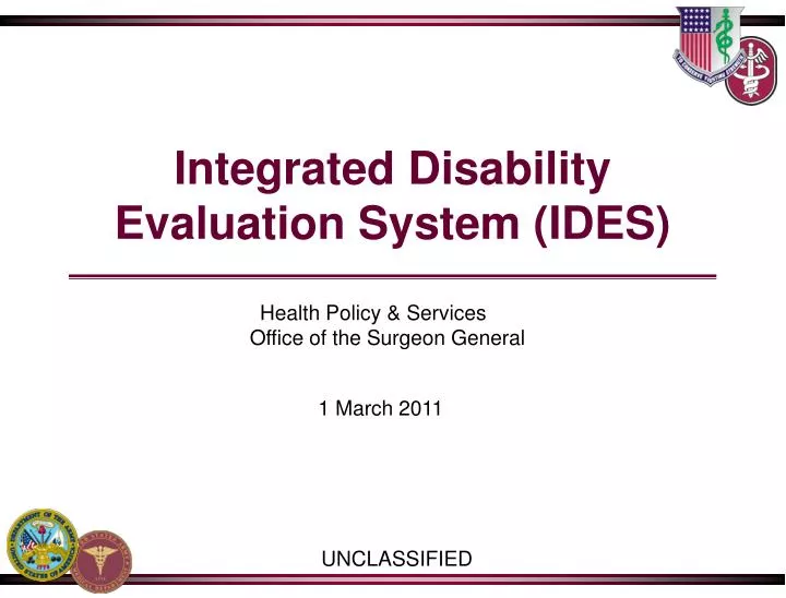 integrated disability evaluation system ides