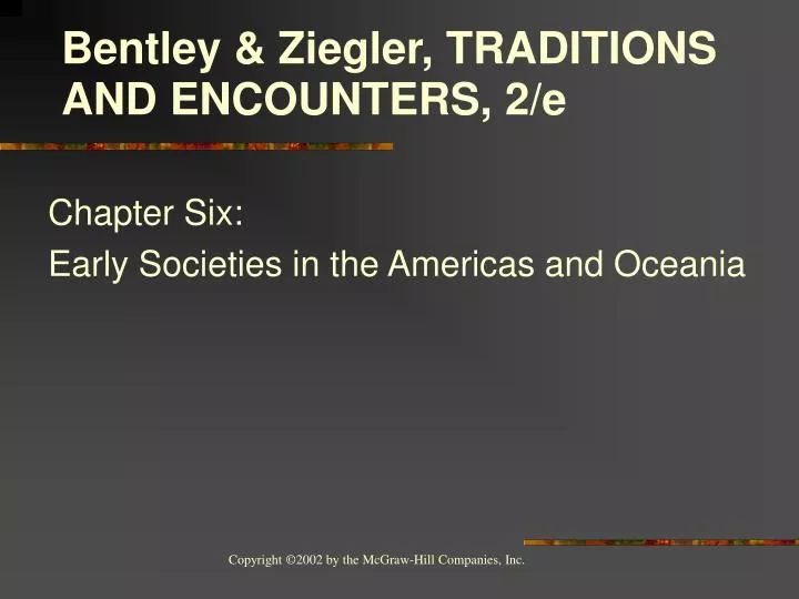 chapter six early societies in the americas and oceania