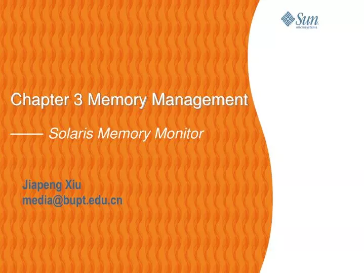 chapter 3 memory management solaris memory monitor