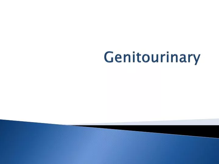 genitourinary