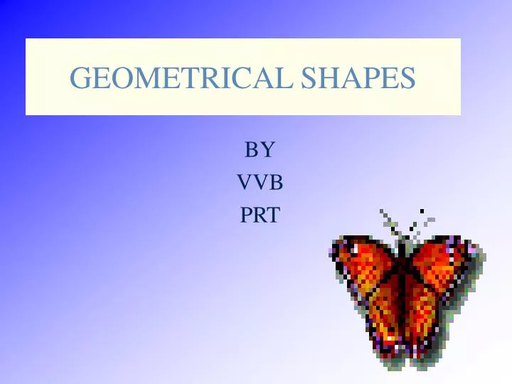 geometrical shapes