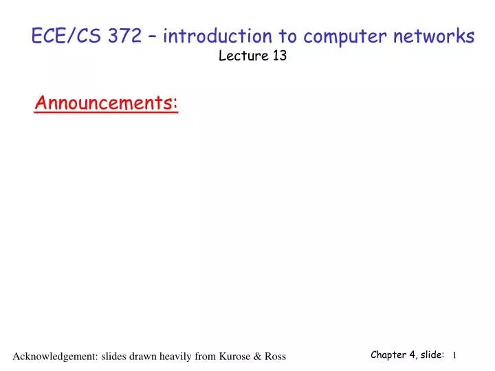 ece cs 372 introduction to computer networks lecture 13
