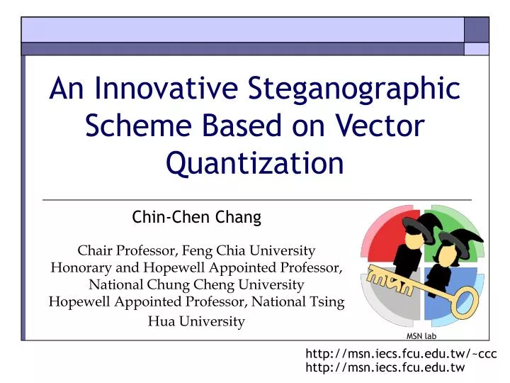 an innovative steganographic scheme based on vector quantization