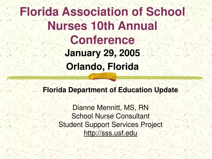 florida association of school nurses 10th annual conference