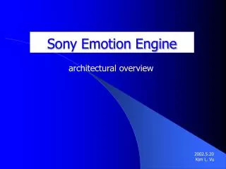 sony emotion engine