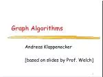 Introduction to Graph Theory: Directed and Undirected Graphs, Representations, and Traversals - slide 1