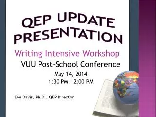 QEP Update presentation