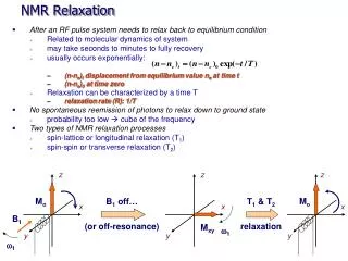 NMR Relaxation