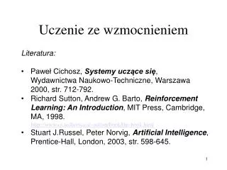 uczenie ze wzmocnieniem