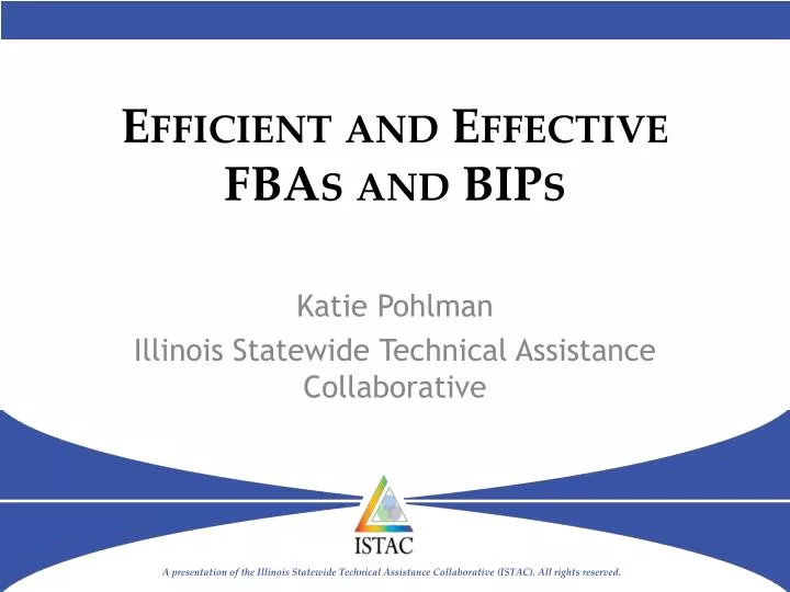 efficient and effective fbas and bips