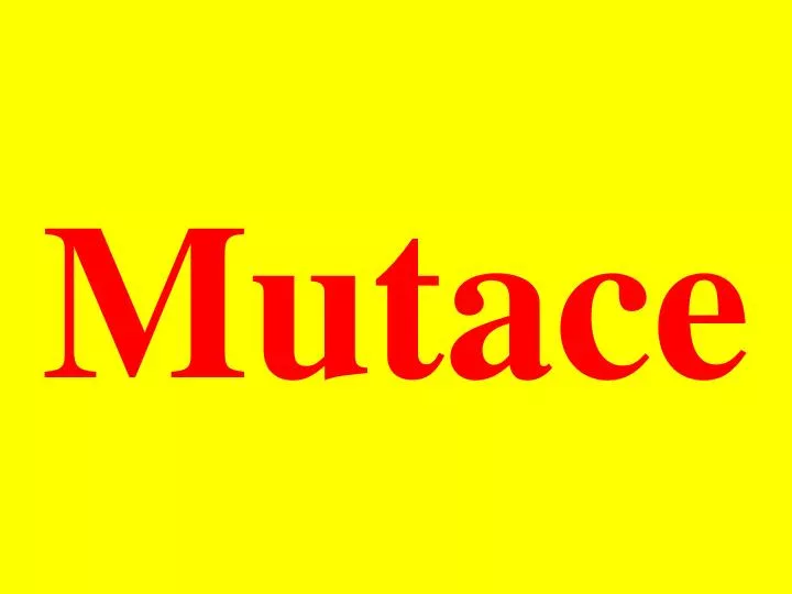 mutace