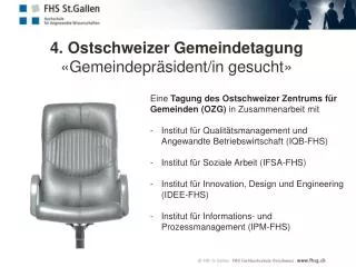 4 ostschweizer gemeindetagung gemeindepr sident in gesucht