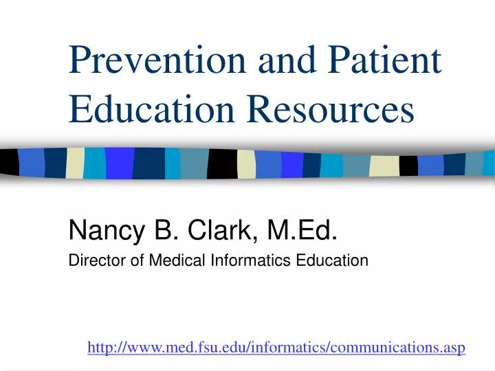 prevention and patient education resources